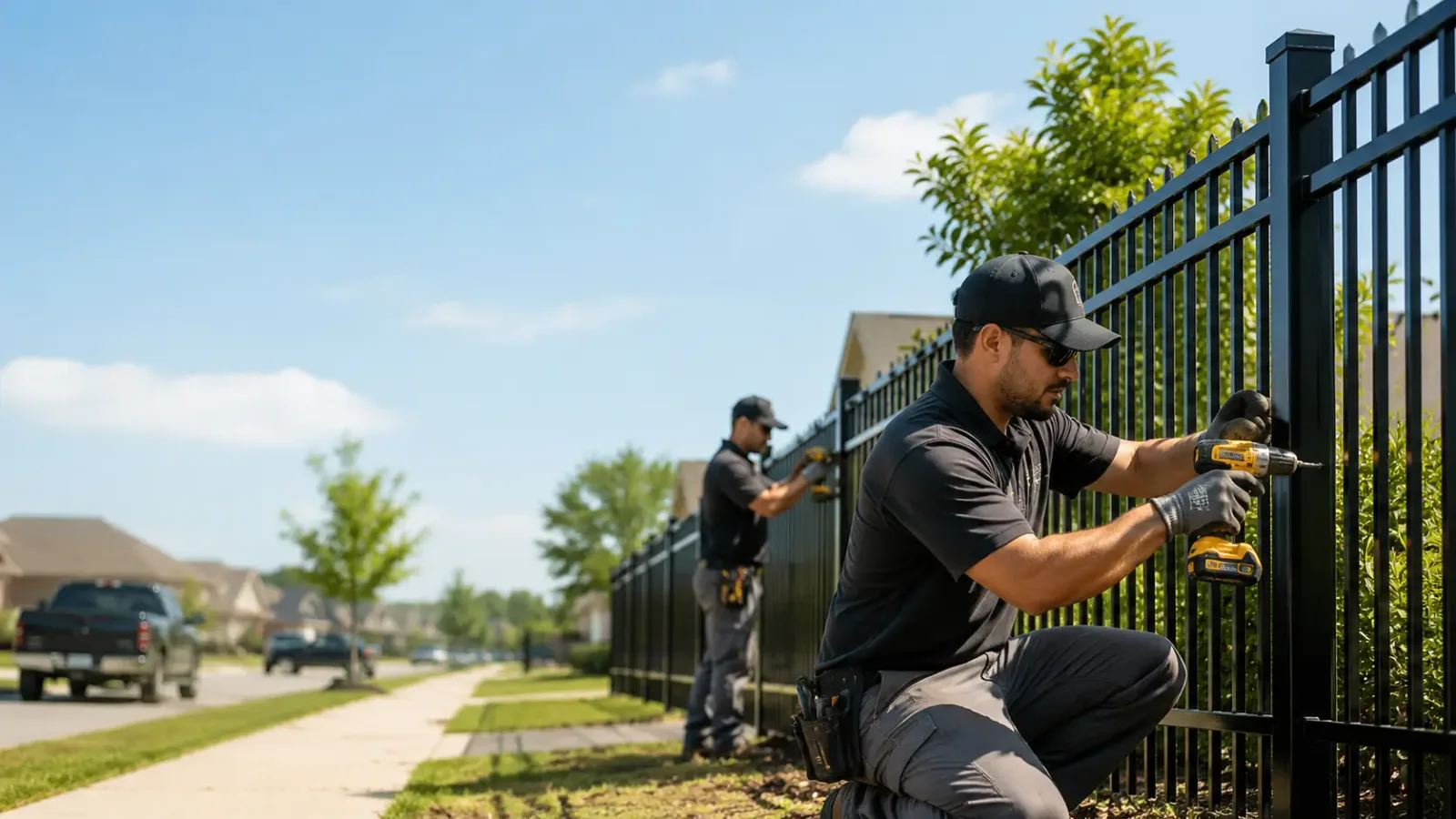 Metal Fence Installation in Painted Post, NY